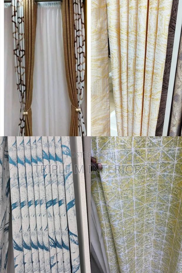 Faux Linen Textured Drapes - main view