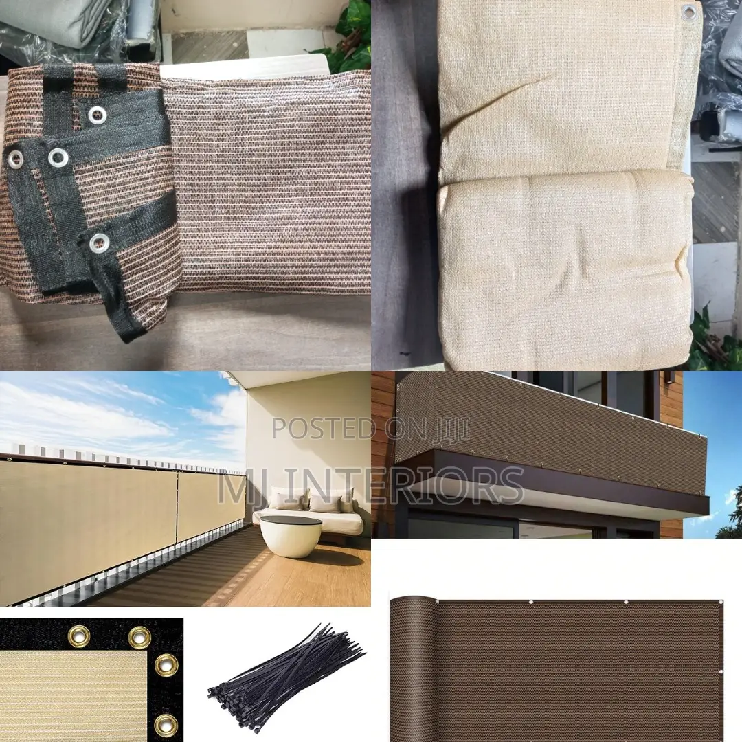 Modern Balcony Privacy Screen Shield Easy Installation