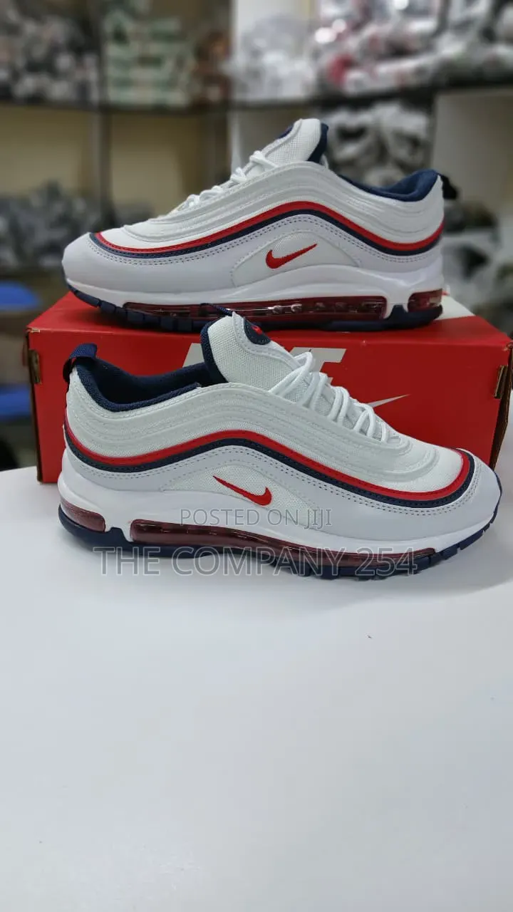 Quality Casual Leather Air Max 97 Unisex Sneaker Shoes
