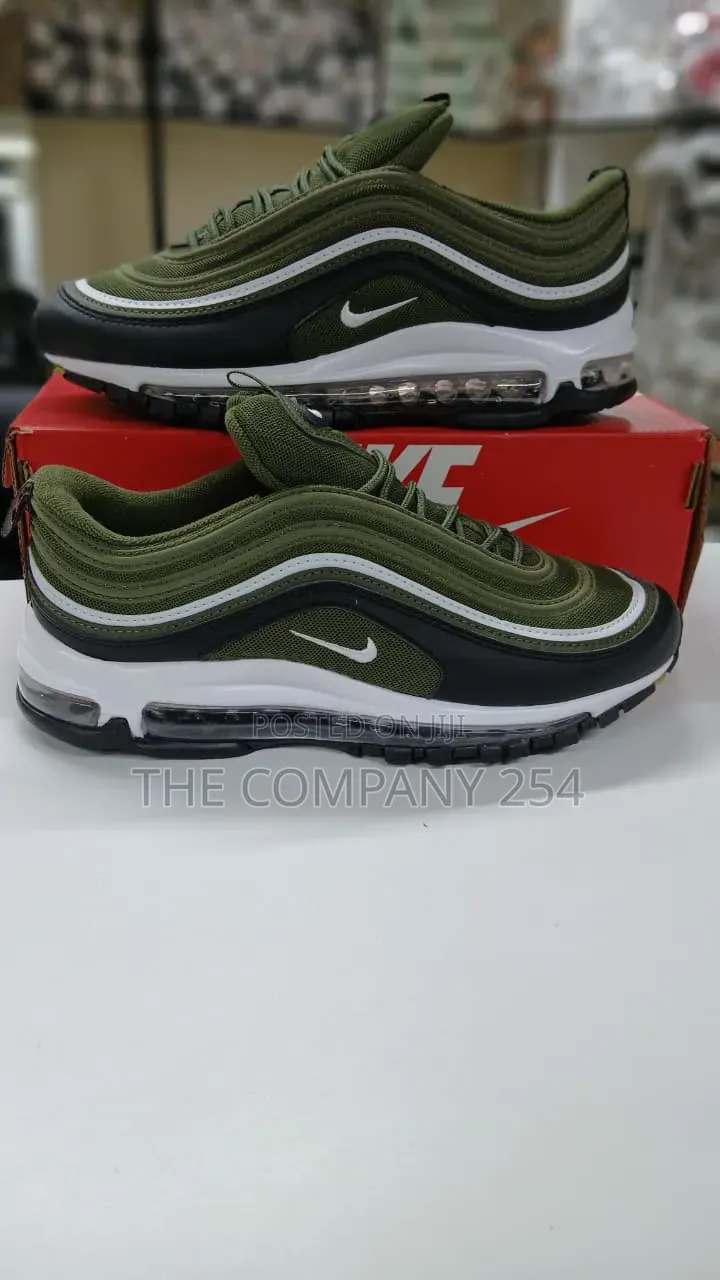 Quality Casual Leather Air Max 97 Unisex Sneaker Shoes