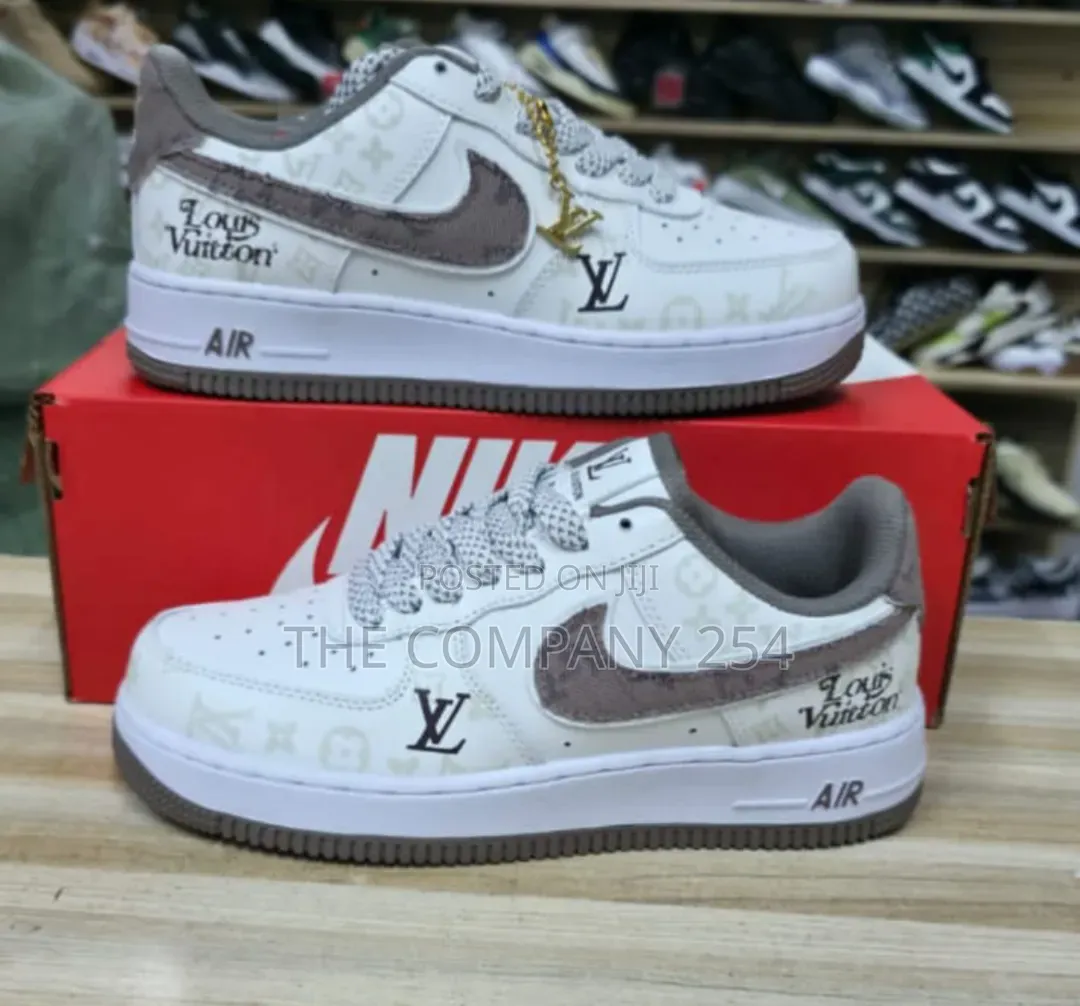 Quality Leather Casual Customized Air Force 1 Shoes
