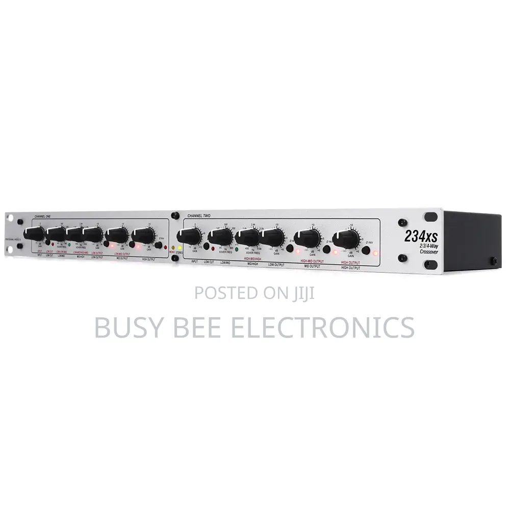 DBX 234s Professional Audio Stereo 2/3-Way, Mono 4-Way Crossover