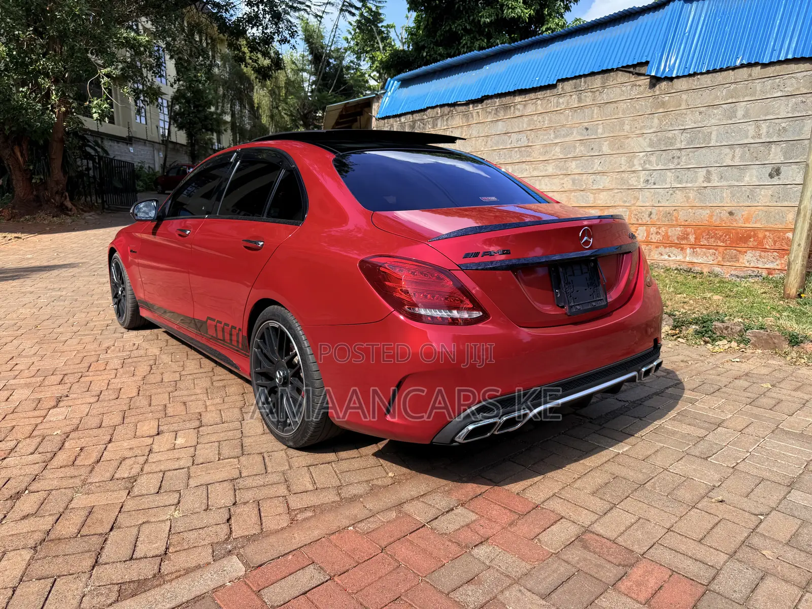 Mercedes-Benz C63 2016 Red