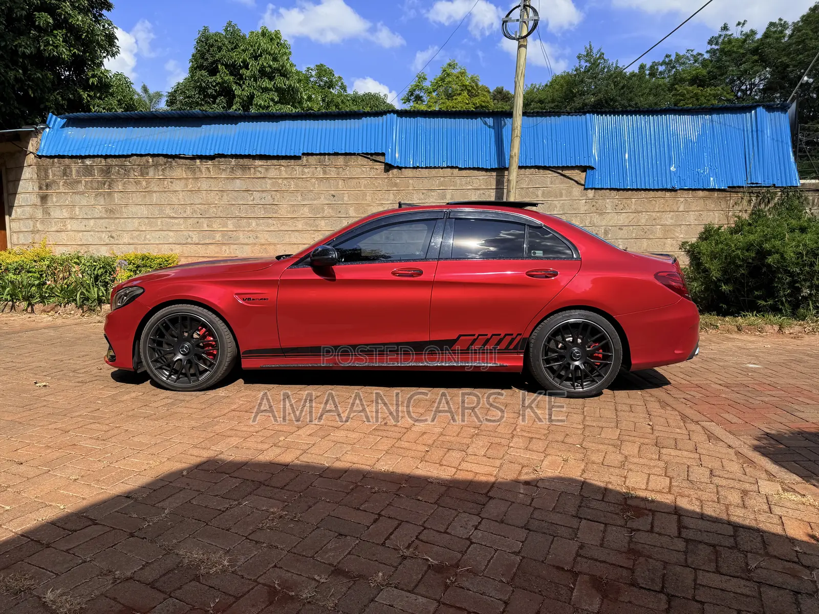 Mercedes-Benz C63 2016 Red