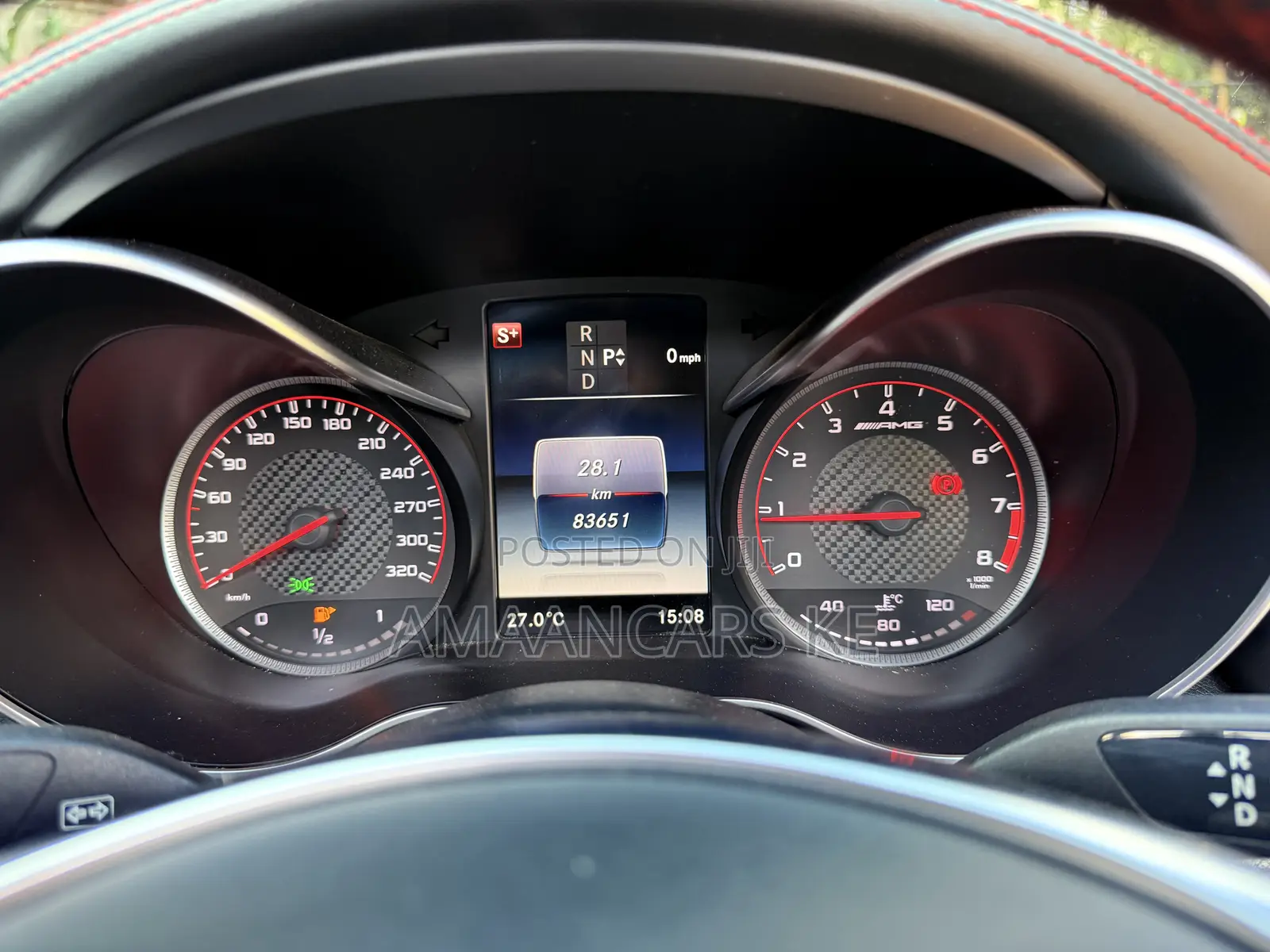 Mercedes-Benz C63 2016 Red