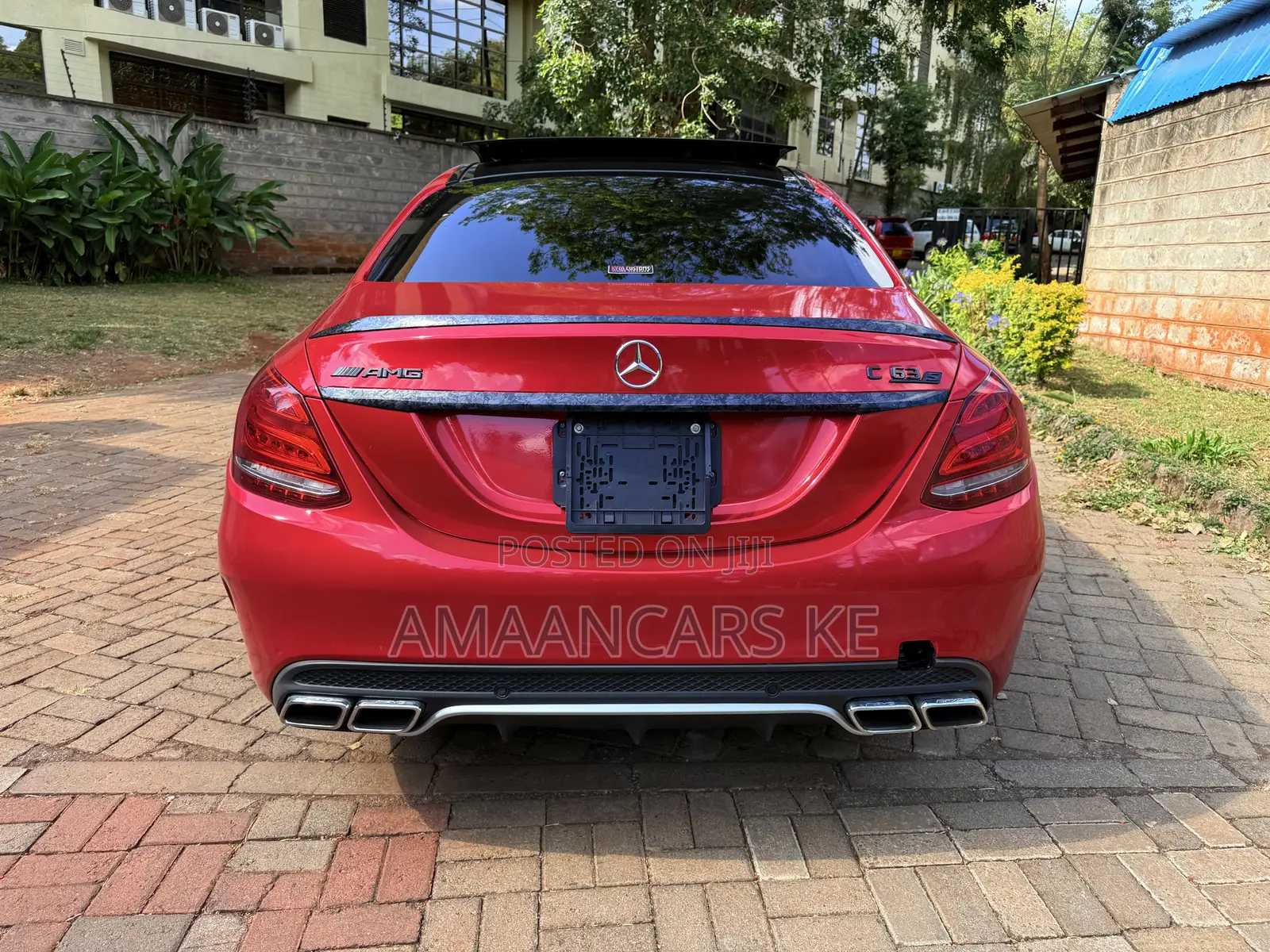 Mercedes-Benz C63 2016 Red