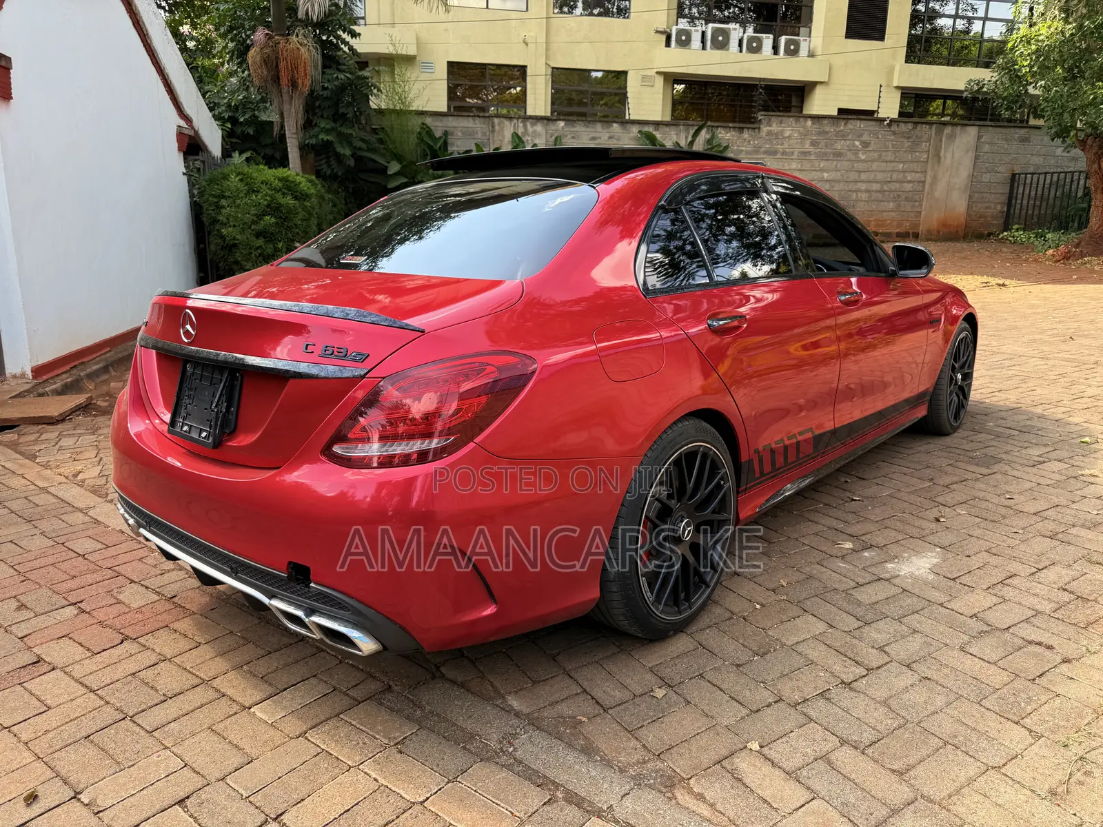 Mercedes-Benz C63 2016 Red