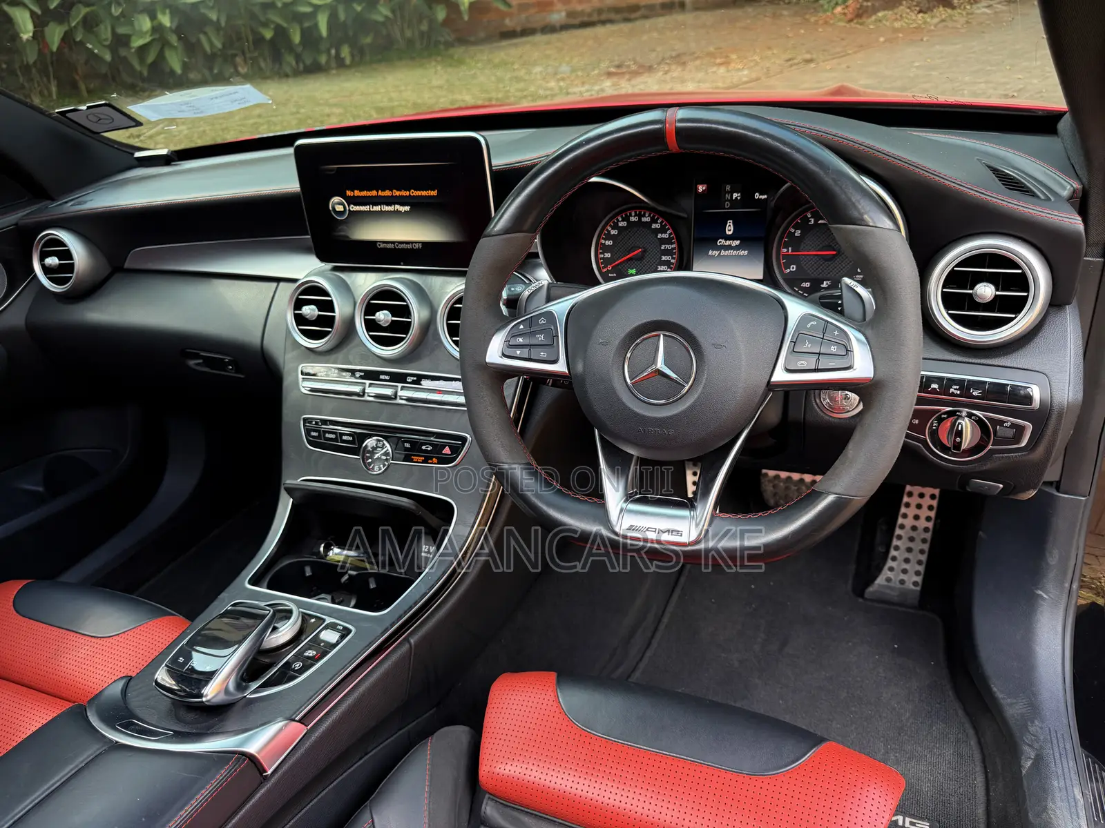 Mercedes-Benz C63 2016 Red