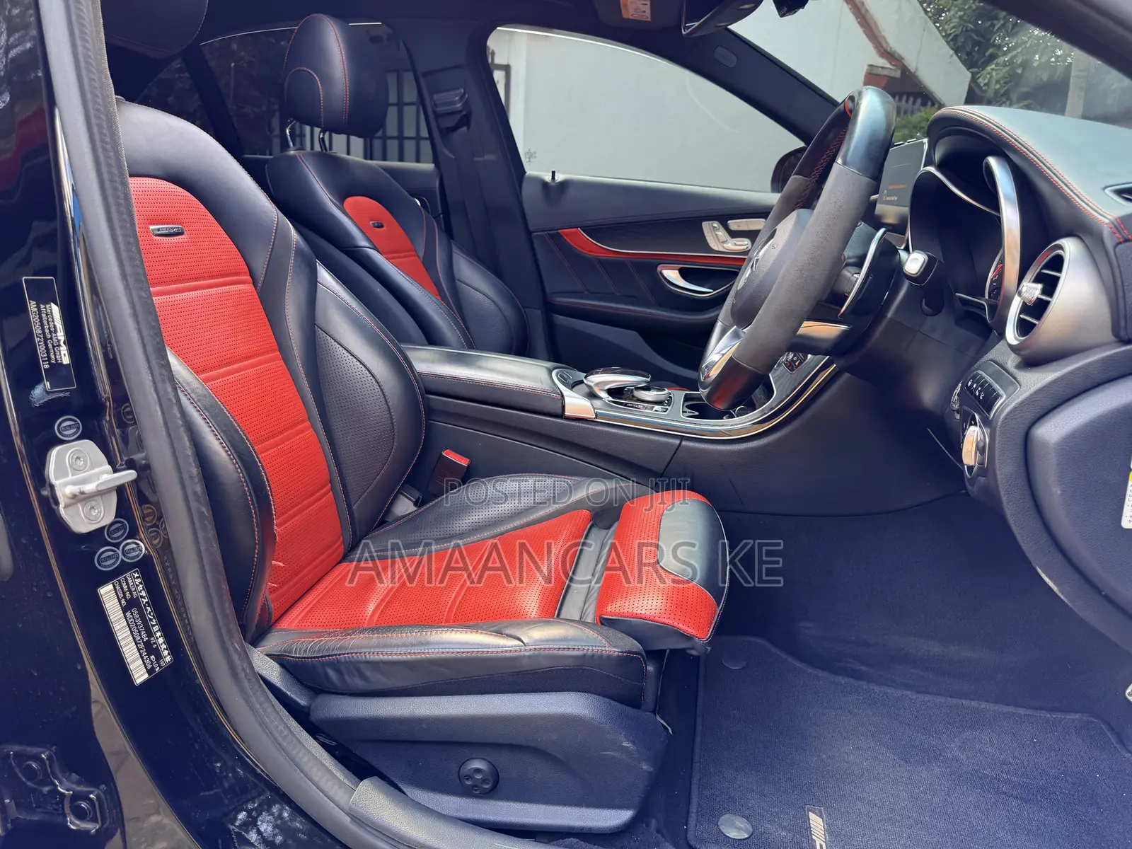 Mercedes-Benz C63 2016 Red