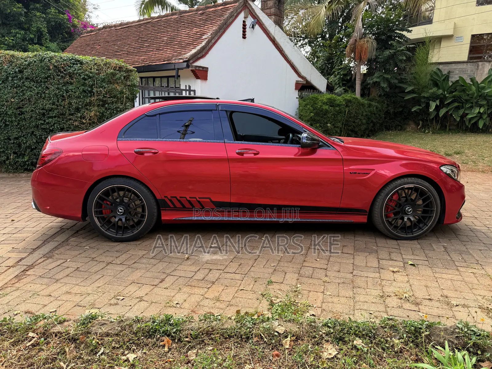 Mercedes-Benz C63 2016 Red