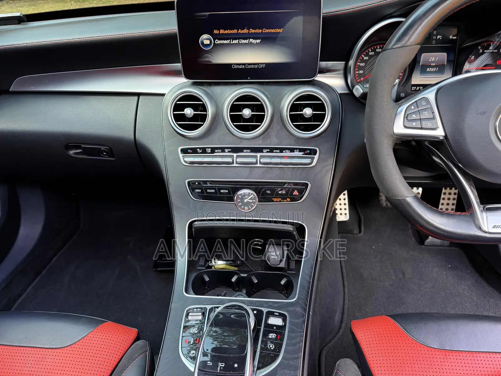 Mercedes-Benz C63 2016 Red