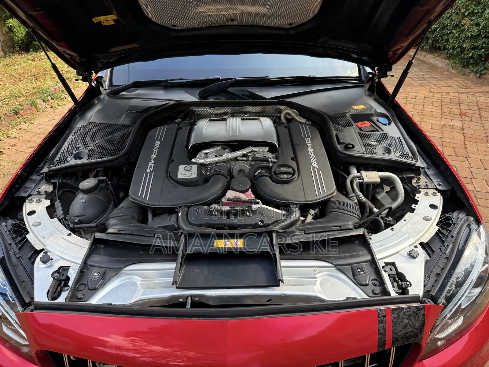 Mercedes-Benz C63 2016 Red