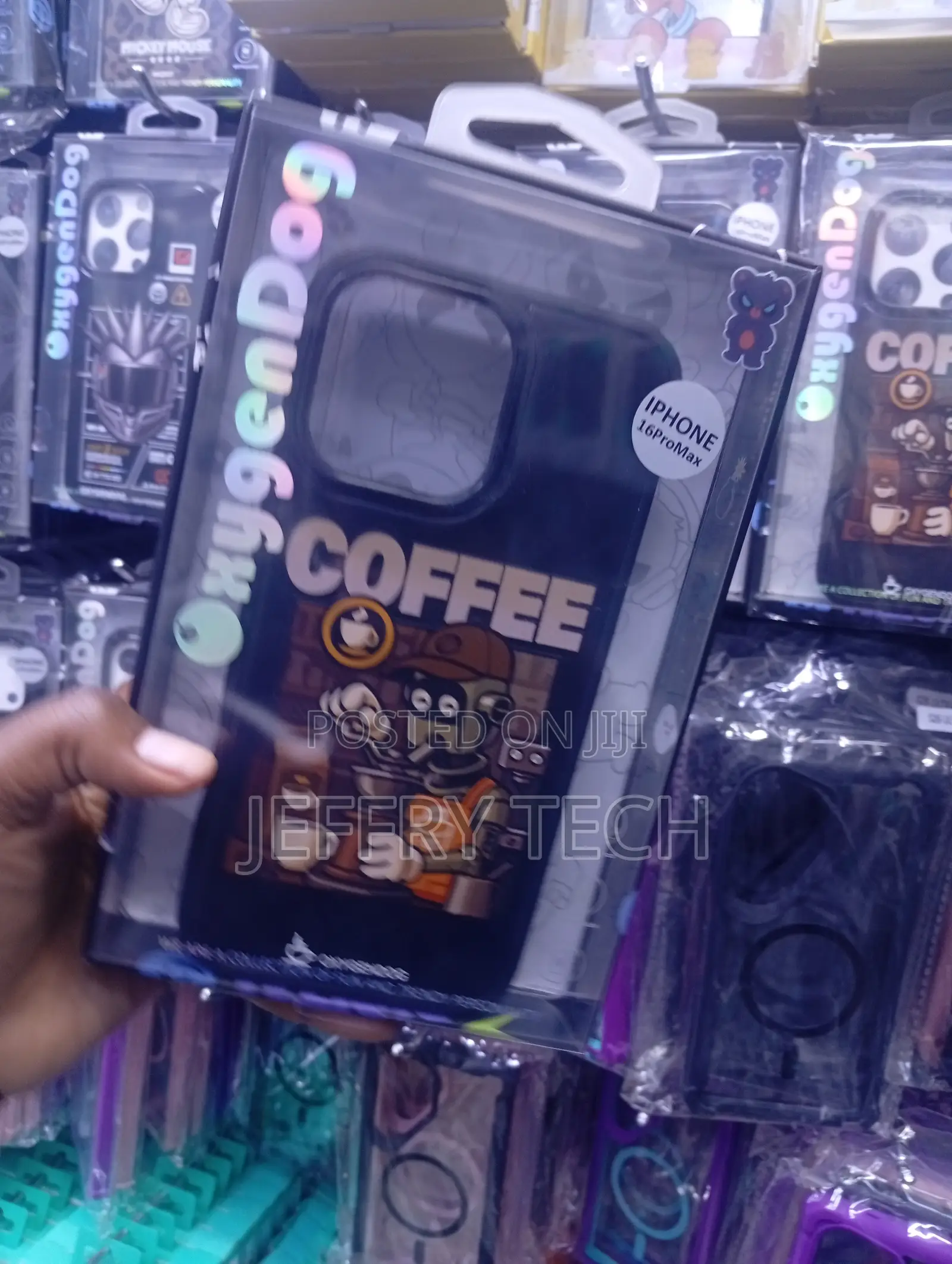 iPhone 15 Pro Max Coffee Print Phone Case