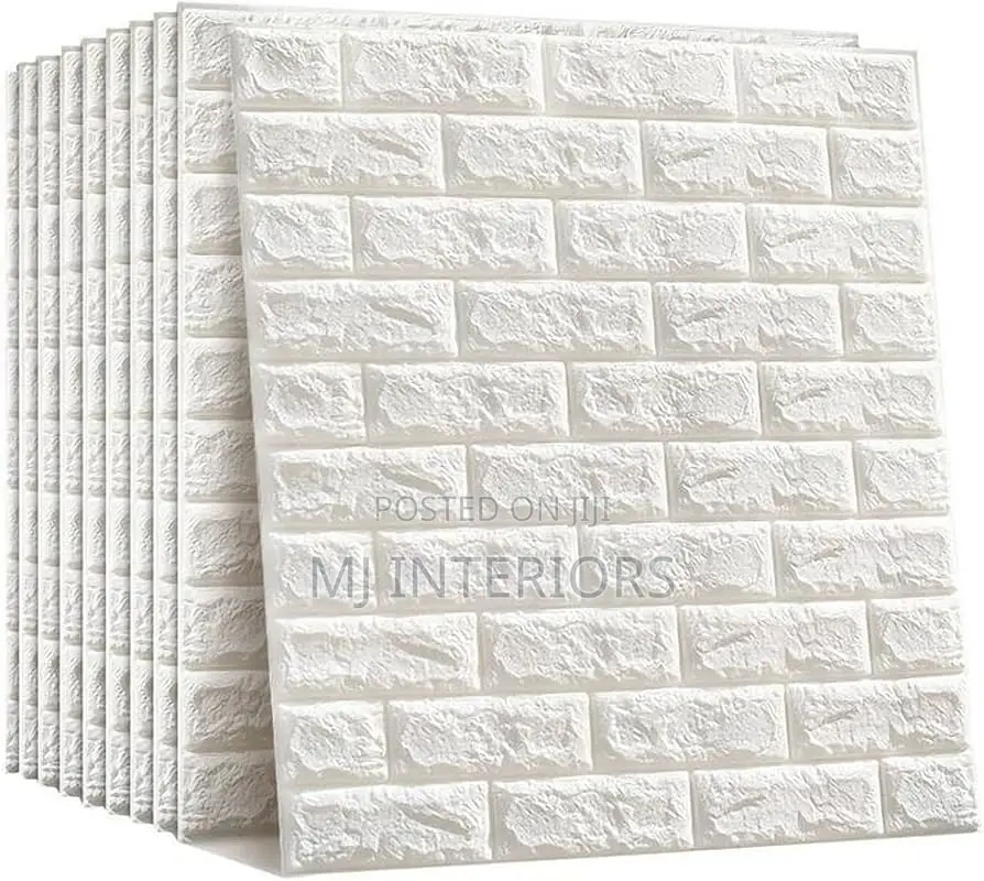 50cm by 50cm 3d Wall Panels With Bricks Texture