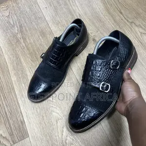 Leather Double Monk Straps Official for Men
