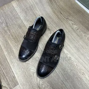 Leather Double Monk Straps Official for Men