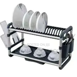 2 Tier Dish Drying Rack for Kitchen Counter.
