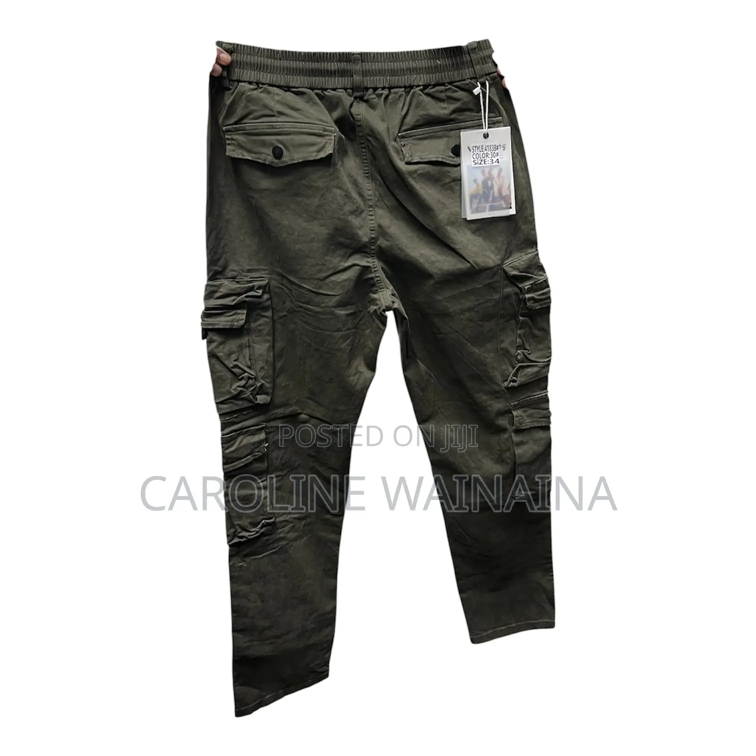 Durable Cargo Pants(Jungle Green)