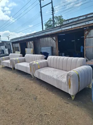 Beige 7-Seater Sofa Set