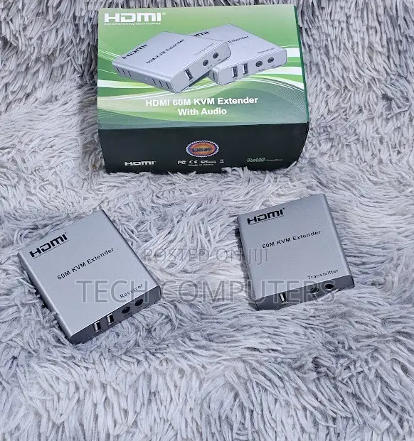 60m Hdmi KVM Extender With Usb Keyboard and Mouse Support