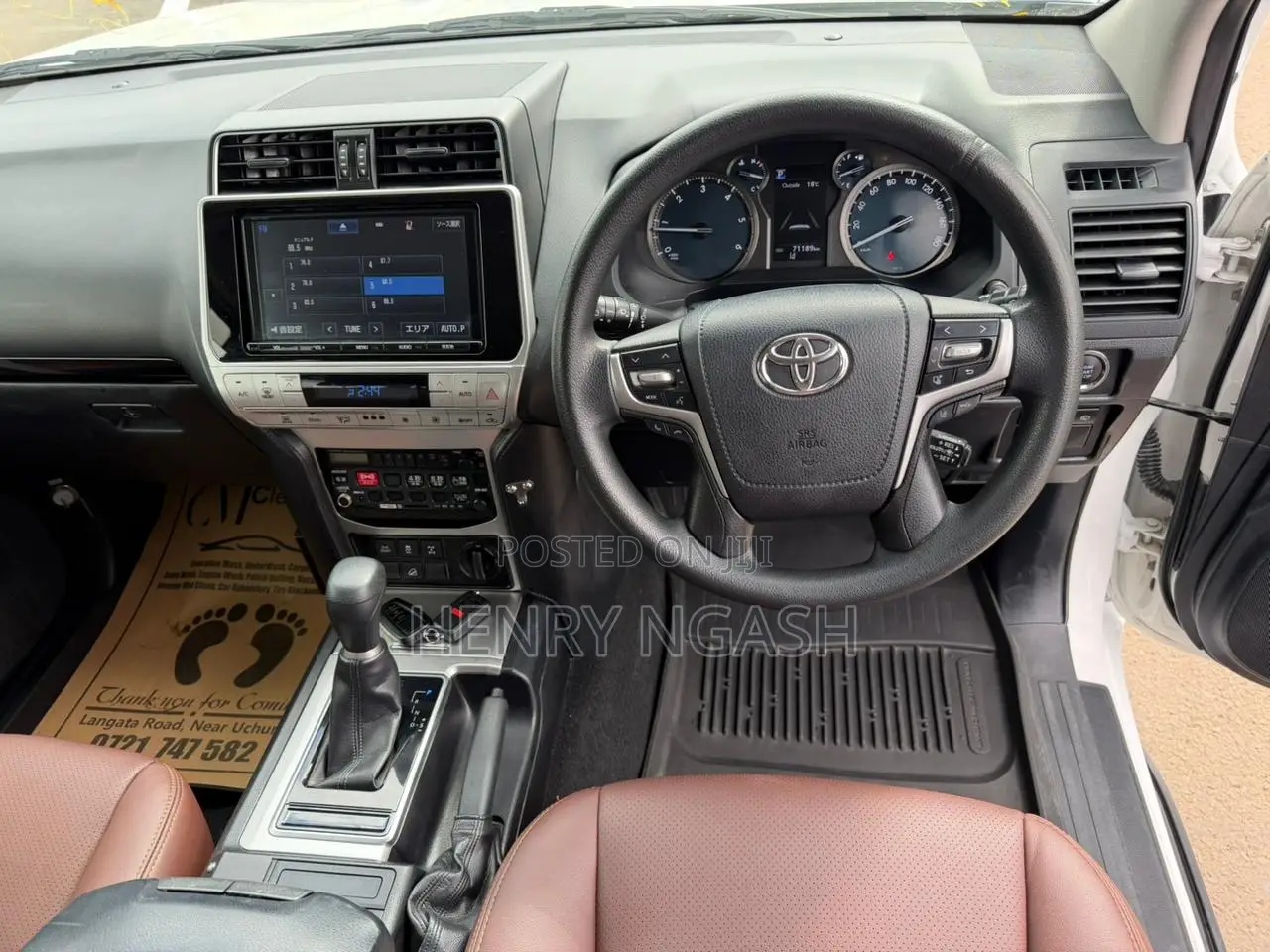 Toyota Land Cruiser Prado 2021 White