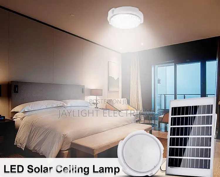 Solar Indoor Remote Control Led Ceiling Light Smart Home Lighting