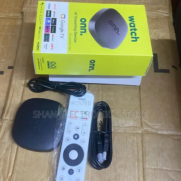 Onn Google Tv Uhd Android Streaming Box – 2gb+8gb Black