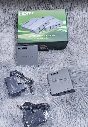 60m Hdmi KVM Extender Usb Keyboard Mouse Control Over Cat5e Cat6 Cable
