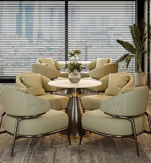 Dining Table: Premium Home and Office Marble Dining Set