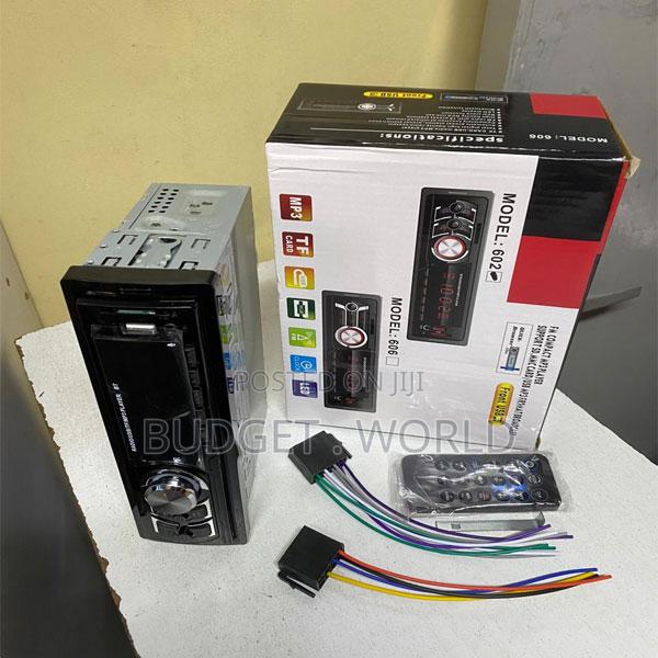 606 Digital Fm Car Radio – Universal 1 Din Audio Music Player