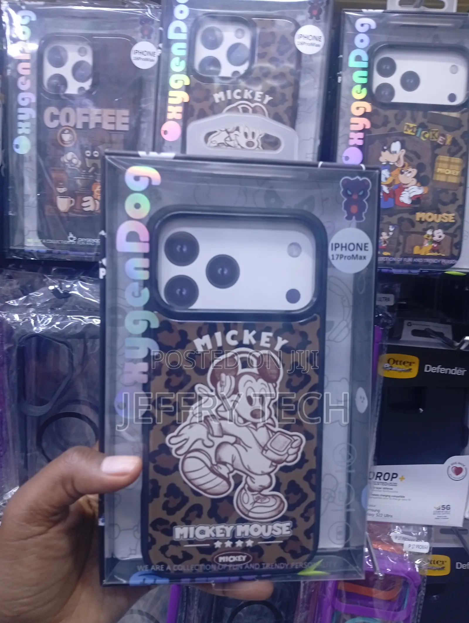 iPhone 17 Pro Max Classic Illustrated Mickey Mouse Case