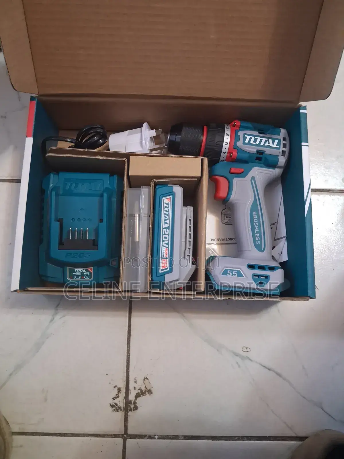 Total 20v Brushless Drill