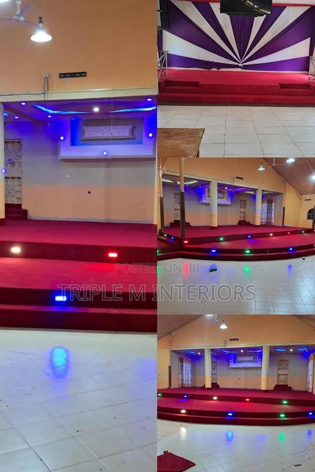 The Architect's Choice for Church Podium Flooring