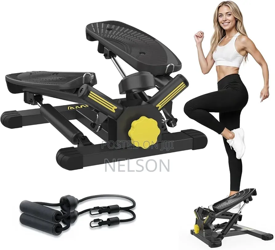 Mini Stepper With Resistance Bands
