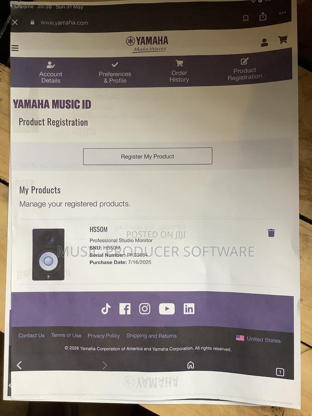 Yamaha Hs5 Professional Studio Monitors - thumbnail 4