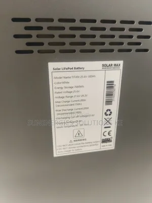 7.68kwh 25.6v 300ah Solarmax Lithium Battery