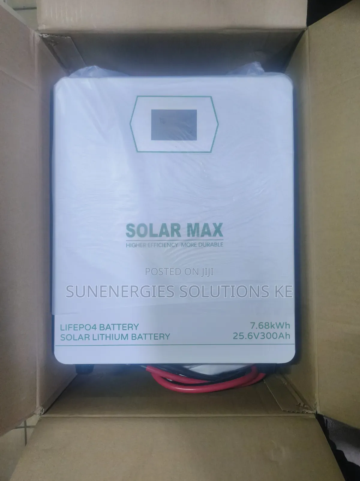 7.68kwh 25.6v 300ah Solarmax Lithium Battery
