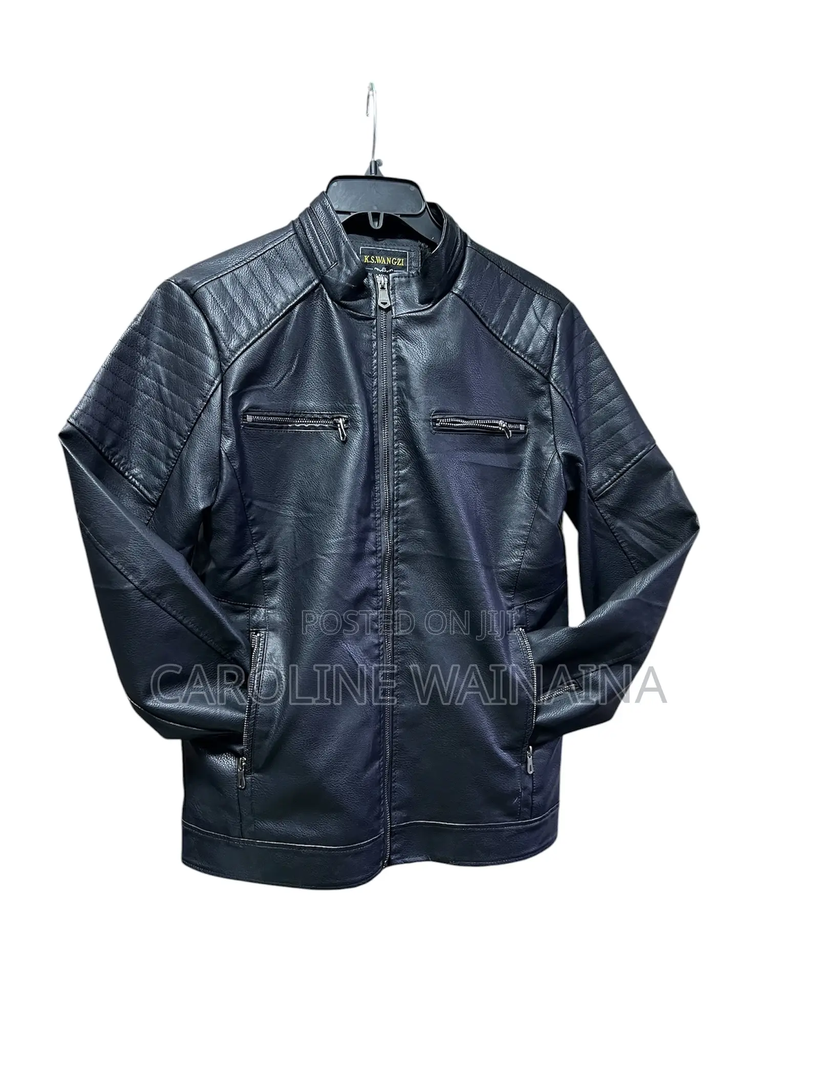 Different Design Leather Jacket (Black)