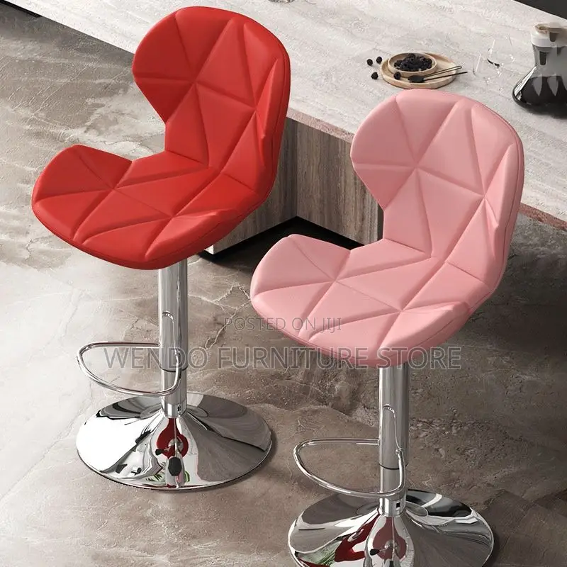 Barstools; Leather Reclining Counter Home Barstools