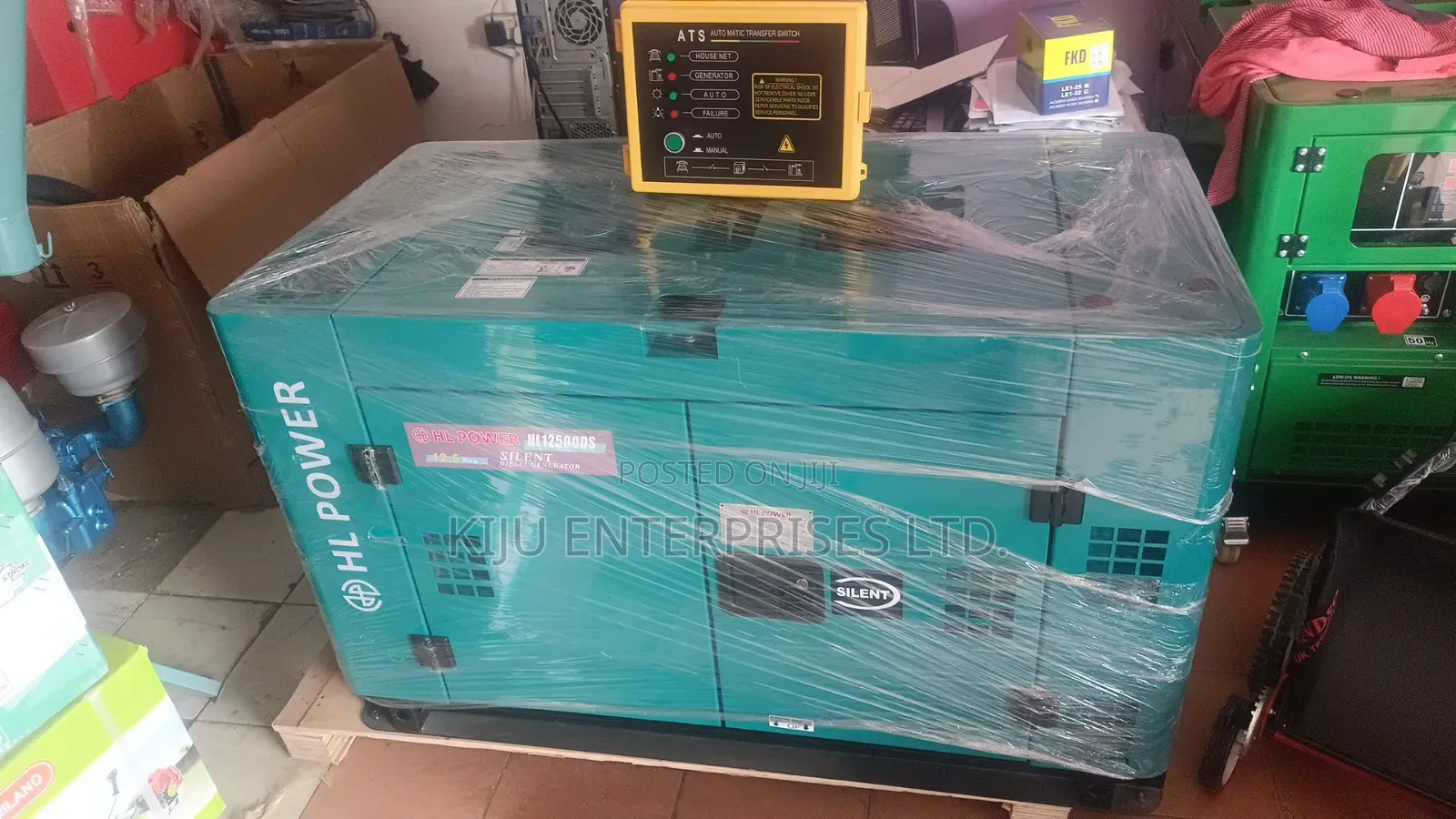 Brand New 12.5kva Hl Power Silent Diesel Generator.