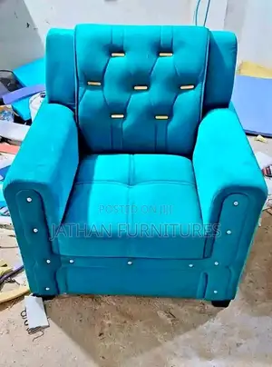 Blue Sofa Set