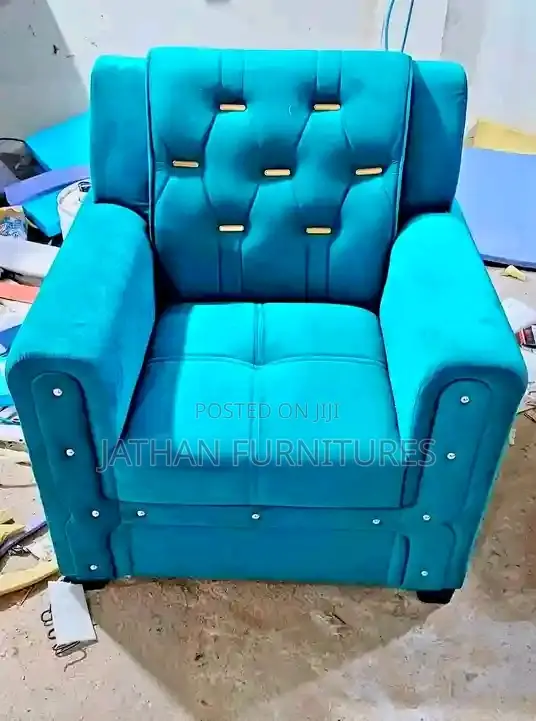 Blue Sofa Set