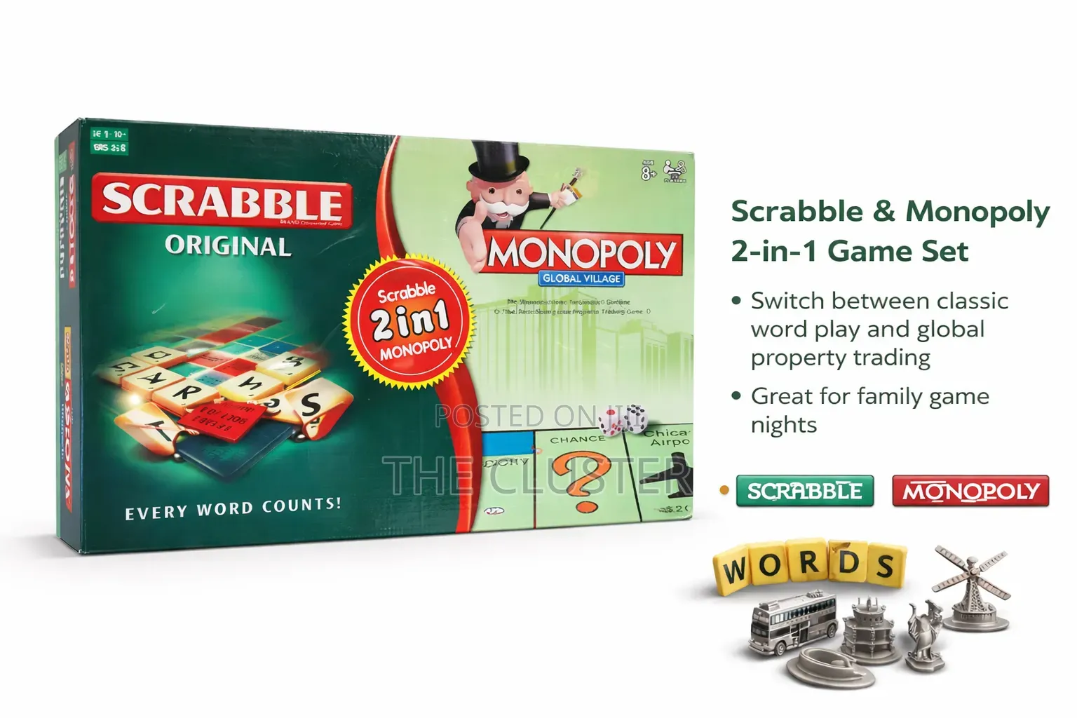 Scrambled Monopoly 2in1