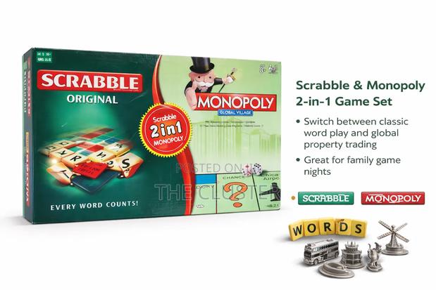 Scrambled Monopoly 2in1