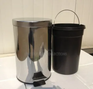 Stainless Steel Pedal Dustbin Available in 5l, 8l, 12l, 20l, 30l Sizes