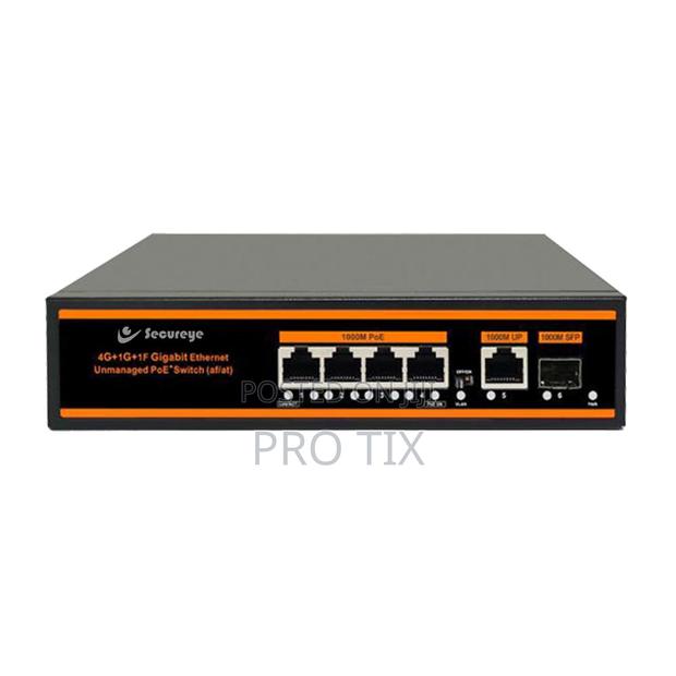 Secureye 4 Port Gigabit Poe Switch 2 Uplink 1 SFP Vlan