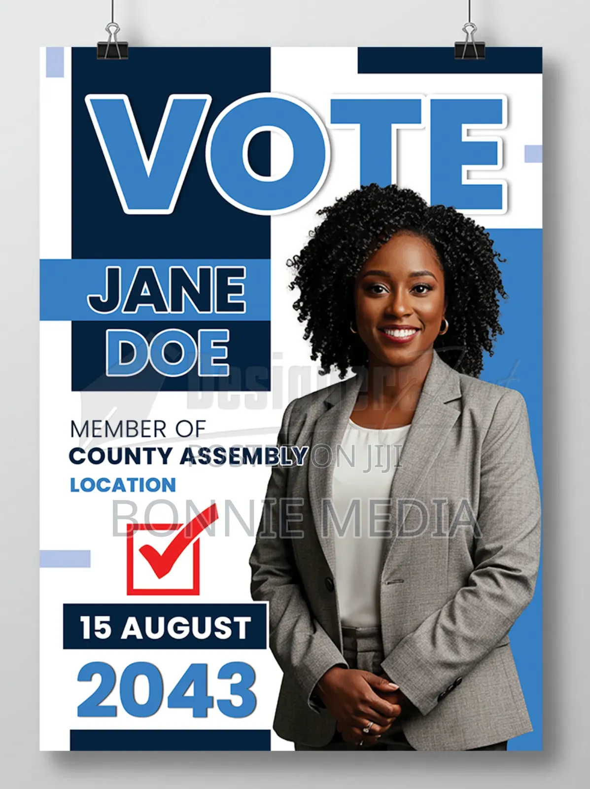 Political Campaign Posters Design for M.C.A, M.P, Gen Z + Youth Reps