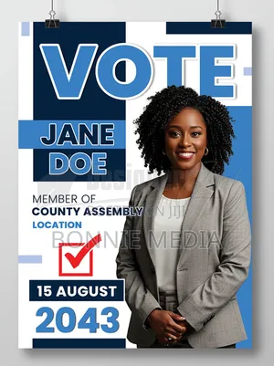Political Campaign Posters Design for M.C.A, M.P, Gen Z + Youth Reps