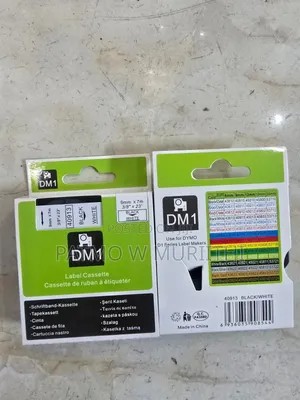 Dymo Label Cassettes Dm1 9mm Black on White
