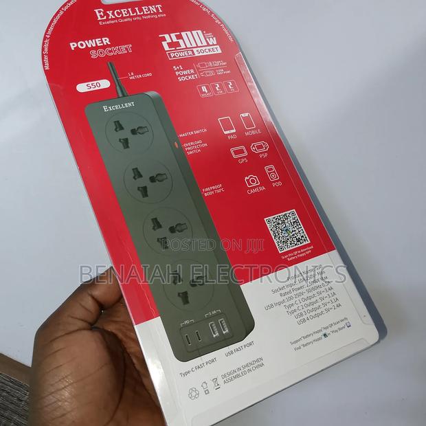 Excellent Extension Cable High Quality Durable With Two Usb Ports - thumbnail 2